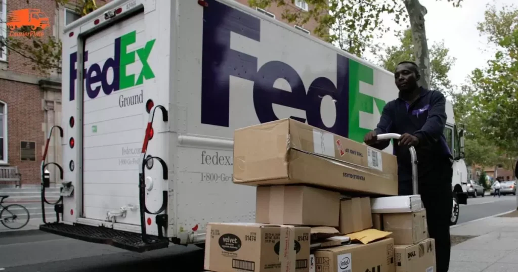 FedEx tracking package