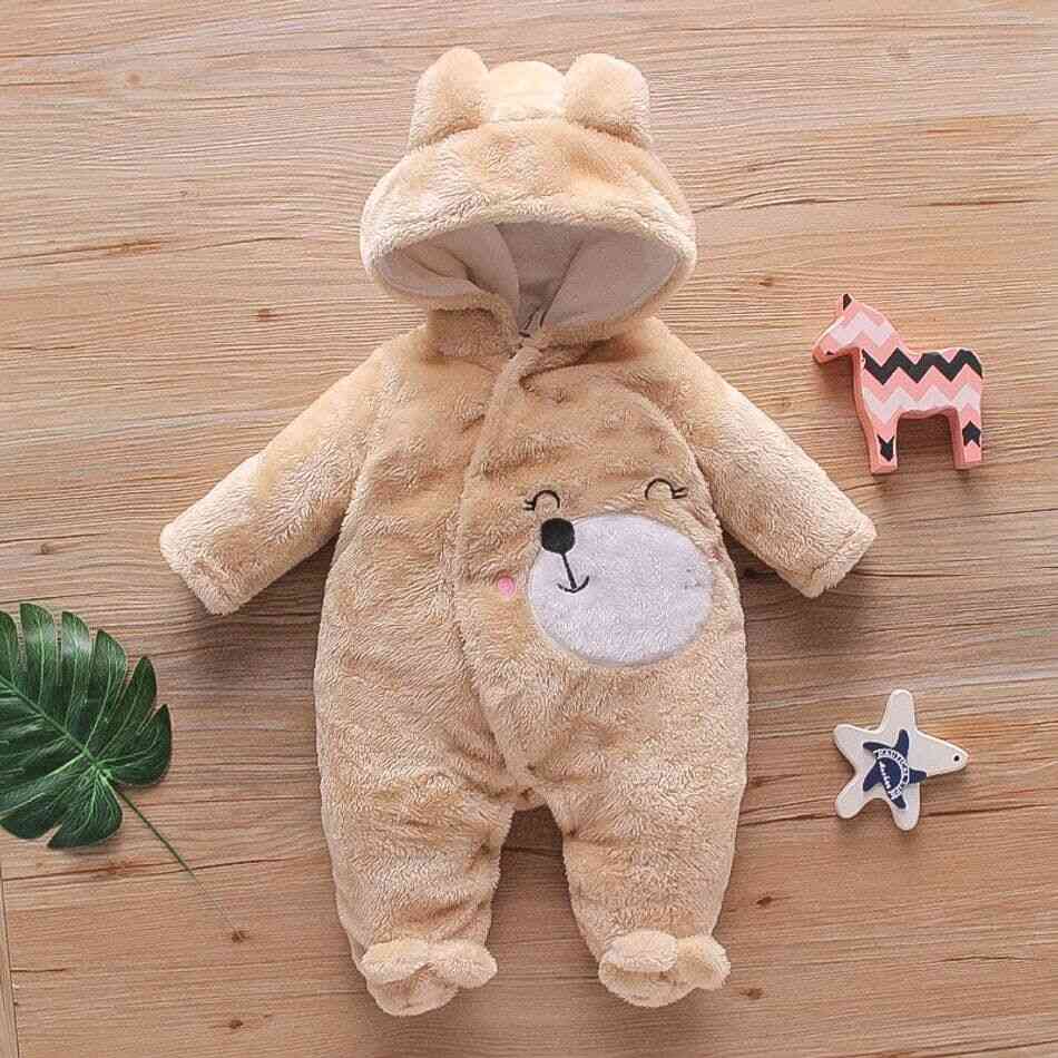 thesparkshop.in: Product – Bear Design Long Sleeve Baby Jumpsuit